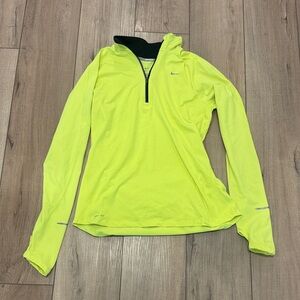 Nike Bright Yellow Half-Zip Pullover